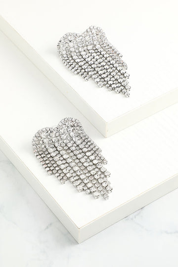 Grey Drop Earrings